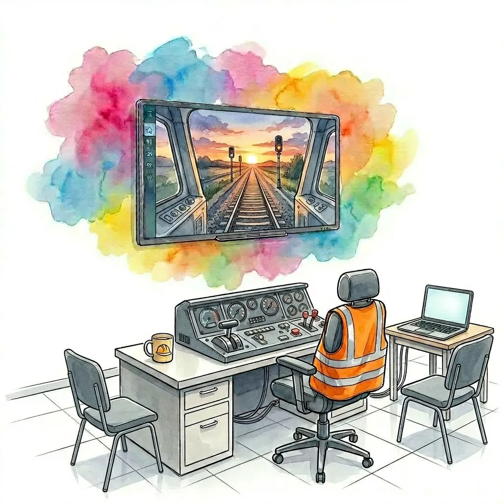 Corporate training for train drivers with digital learning tools
